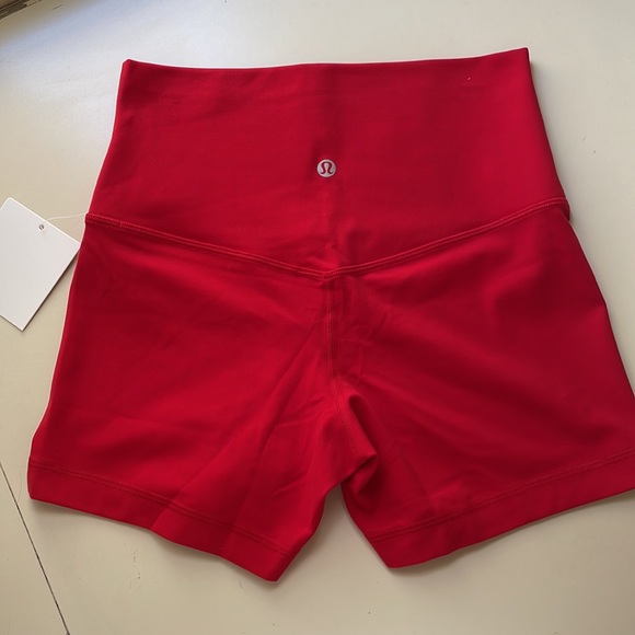 lululemon athletica Pants - Lululemon Oxford Red Align Shorts